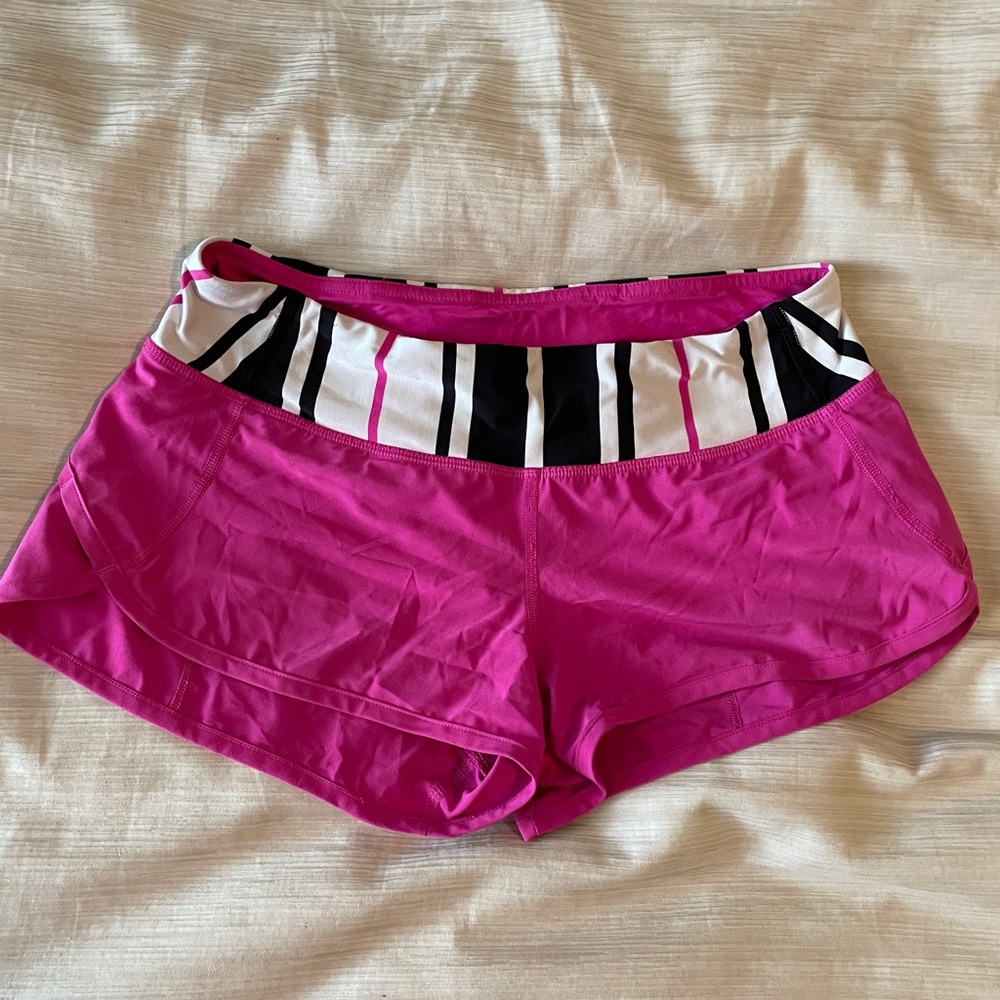 Pink Lululemon Shorts Size 4